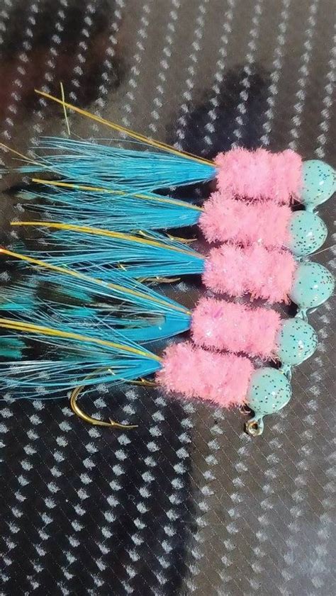 Hand Tied Crappie Jigs Etsy