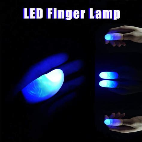 China Led Finger Lamps Fake Light Fingers Magic Thumb Tips Toy China