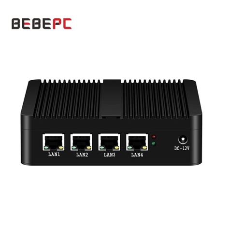 Bebepc Fanless Mini Pc Firewall Router Intel Celeron J N Lan