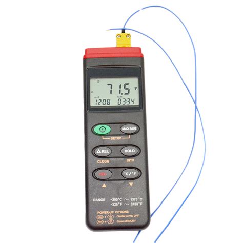 Thermocouple Data Logger Precision Single Channel K Type