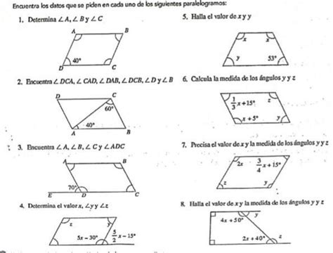 Paralelogramos Tipos