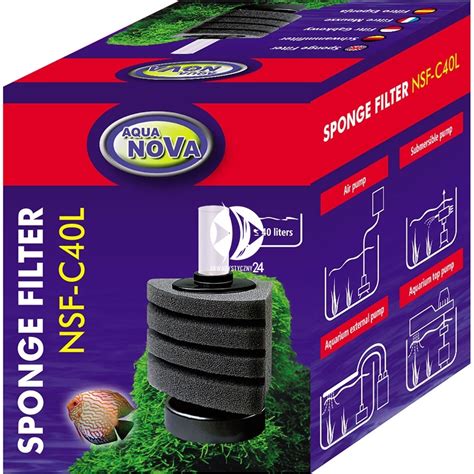 Aqua Nova Sponge Filter Nsf C L Akwarystyczny Pl