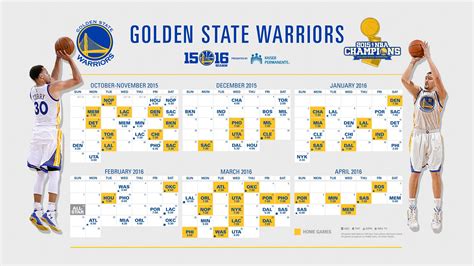 Wanda Watson News: Warriors Schedule Home