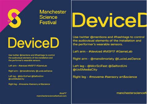 Poster for the Manchester Science Festival performance with the... | Download Scientific Diagram