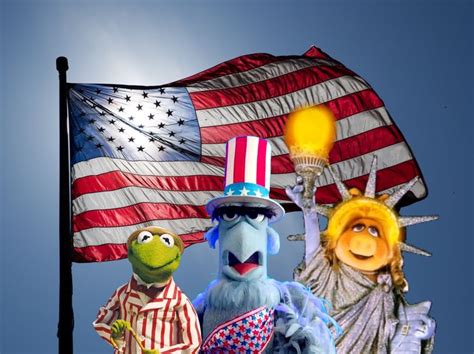 Patriotism Swells In The Heart Of The American Muppet Happy 4th Of