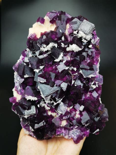 Geology Tweets On Twitter Purple Cubic Fluorite Crystals And