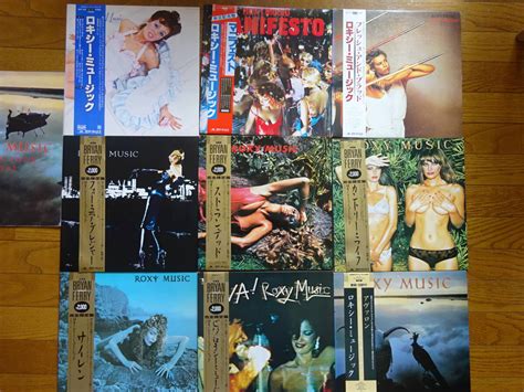 【やや傷や汚れあり】roxy Music ロキシー・ミュージック 国内盤lpレコードまとめて 80年代の再発盤が主です。 1983年日本公演