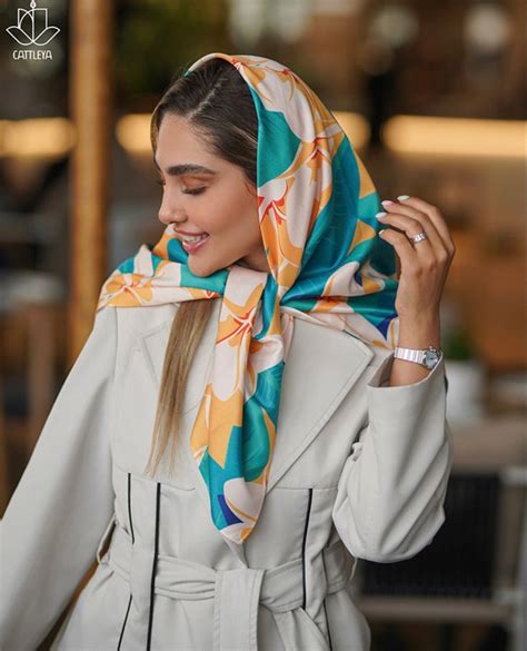 Iranian Women Fashion, Womens Fashion, Silk Headscarf, Headscarves, How ...