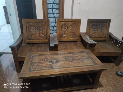 Kursi Kayu Jati Antik Furnitur Di Carousell