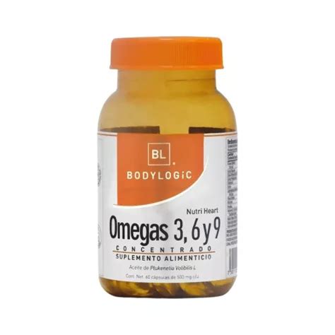 Omega Triple 3 6 And 9 Con Vitamina E Body Logic 60 Capsulas Cuotas Sin Interés