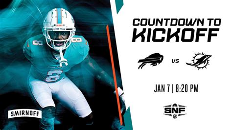 Miami Dolphins Vs Buffalo Bills Countdown To Kickoff