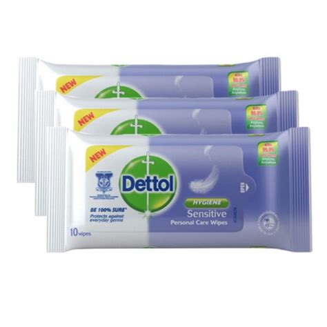 Ready Stock Dettol Anti Bacterial Wet Wipes 10s X 3 Packs Shopee Singapore