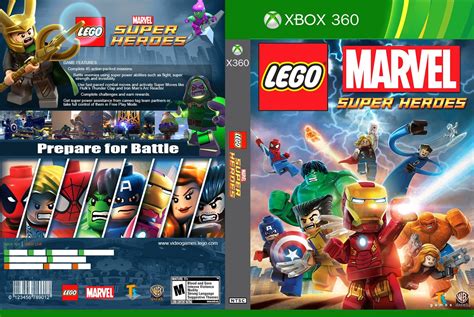 Capa Lego Marvel Super Heroes Xbox 360 Gamecover Baixar De Capas