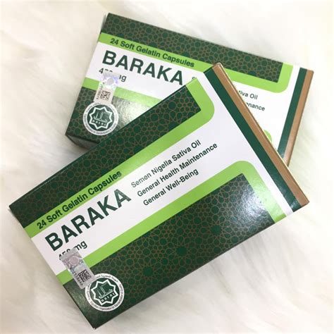 FREE POSTAGE Baraka Habbatus Sauda 450mg Soft Gelatin Capsules 24 S