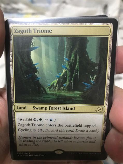 Mtg Ikoria Zagoth Triome Hobbies Toys Toys Games On Carousell