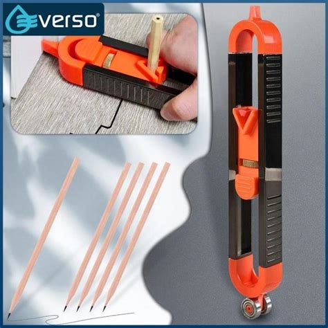 Everso Profile Scribing Tool Contour Gauge With Lock Adjustable Locking