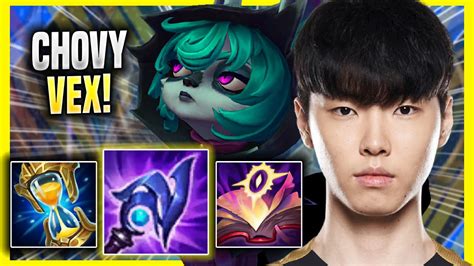 CHOVY IS A GOD WITH VEX GEN Chovy Plays Vex MID Vs Ahri Season