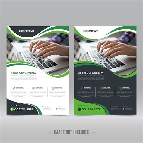 Premium Vector Corporate Poster Flyer Design Template