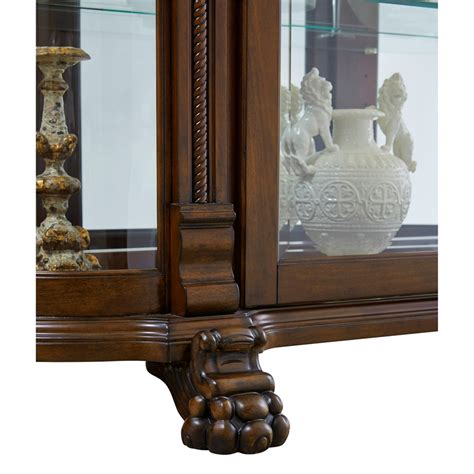 Pulaski Foxcroft Curved End Curio Cabinet Cymax Business