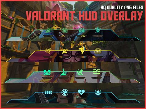 Vyse Update Valorant Hud Overlays All Agent Ready File Twitch Overlay