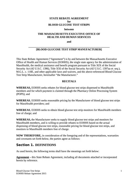 State Rebate Agreement Doc Template Pdffiller