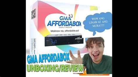 GMA AFFORDABOX UNBOXING REVIEW GMAAFFORDABOX YouTube