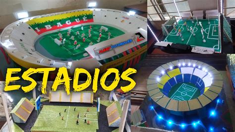 Maquetas De Estadio Con Luces Led Youtube