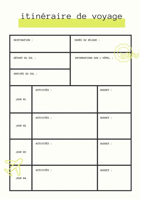 D Couvrez Notre S Lection De Pdf Mod Les De Carnets De Voyage