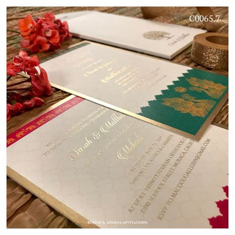 Luxury Indian Wedding Invitations By Rohan And Aparna Wedding