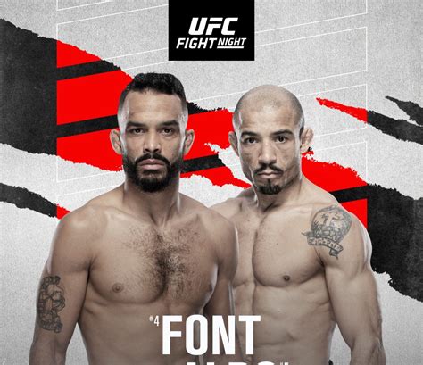 Ufc Vegas Fight Breakdown Rob Font Vs Jose Aldo Mmaoddsbreaker