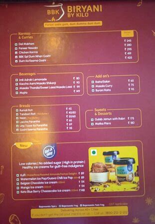 Biryani By Kilo Panchkula Menu Prices Restaurant Reviews