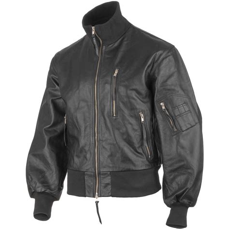 Mil Tec BW Lederjacke Flieger Schwarz 10461002 Online Kaufen EBay