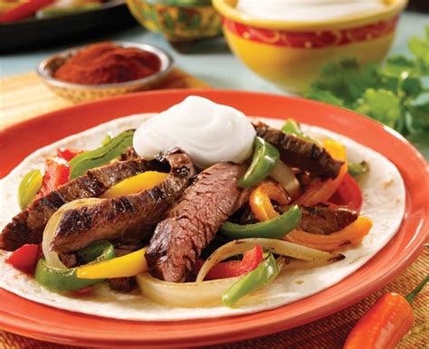 Beef Fajitas Recipe with Sour Cream - Daisy Brand