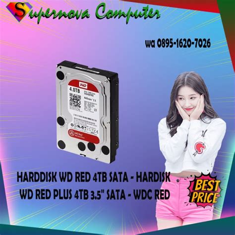 Jual Harddisk Wd Red Tb Sata Hardisk Wd Red Plus Tb Sata Wdc