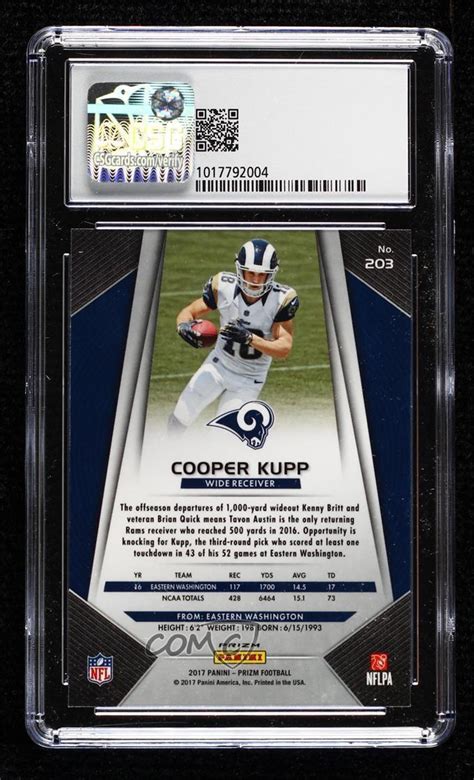 Panini Prizm Rookies Green Prizm Cooper Kupp Rc For Sale