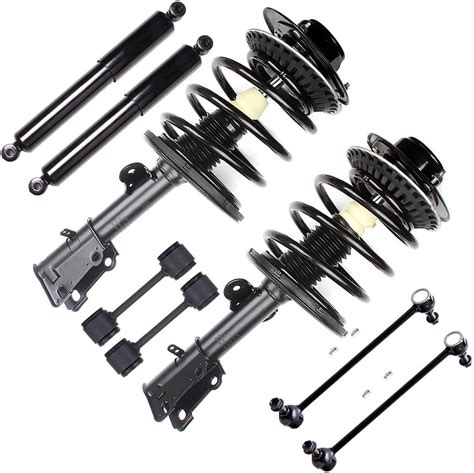 Lsailon Struts Shocks Front Complete Struts Assembly Rear