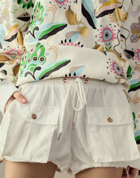 Nylon Cargo Shorts