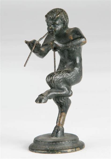 Sculpture Satyr Faun Bronze Patinated Late 19th Century Catawiki