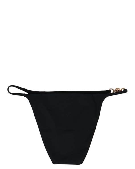 Versace Medusa Bikini Bottom In Black Lyst