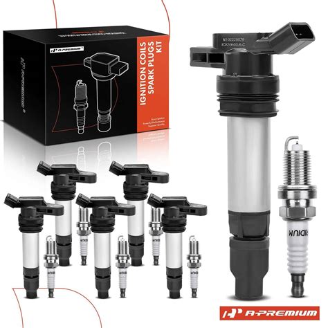 X Ignition Coil Iridium Spark Plug Kits For Volvo S S V Xc