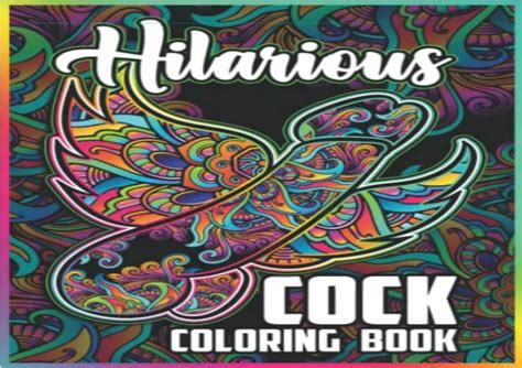 Ppt Pdf Download Hilarious Cock Coloring Book For Adults Bachelorette Party And Nau