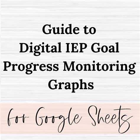 Guide To Digital Iep Goal Progress Monitoring Graphs Rachel Welsh Learning Support Lady Iep