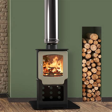 Saltfire Scout Tall 4 3kw Defra Multifuel Stove TSTV CMF BSAL NSCO