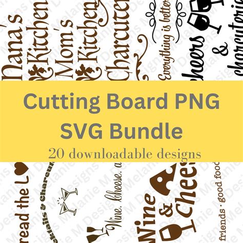 Charcuterie Svg Bundle Cutting Board Svg Bundle Snack Board Etsy