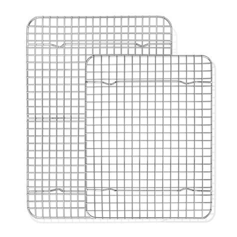 Snapklik TeamFar Cooling Rack 2 Pack Stainless Steel