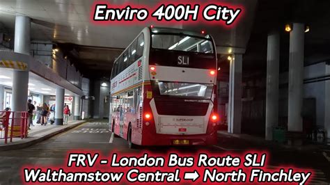 Frv London Bus Route Sl Walthamstow Central North Finchley Ha