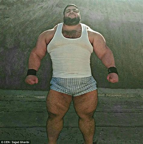 Sajad Gharibi The Iranian Instagram Hulk Is 24 Stone Of Near Solid