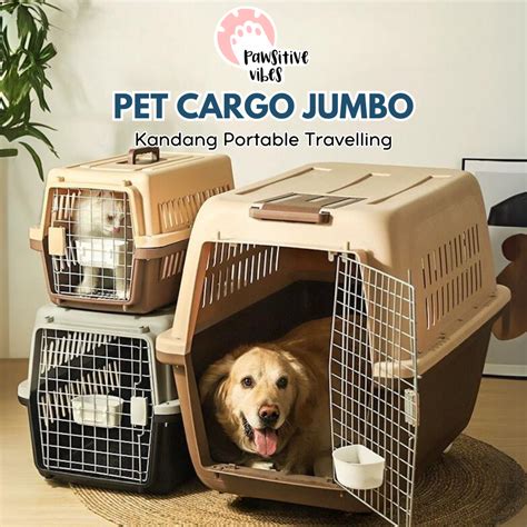 Jual Pet Cargo Kucing Anjing Ukuran Pet Carrier Kelinci Anbaul