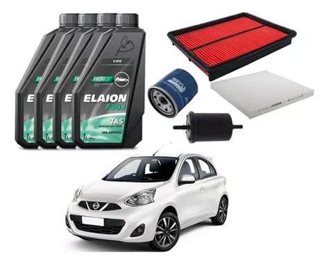 Kit Filtro Ar Combustivel Cabine Nissan March V