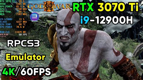 God Of War 3 Rpcs3 Ps3 Emulator Rtx 3070 Ti I9 12900h 4k 60fps Best Settings Youtube